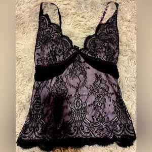 Lace bustier cami top, S